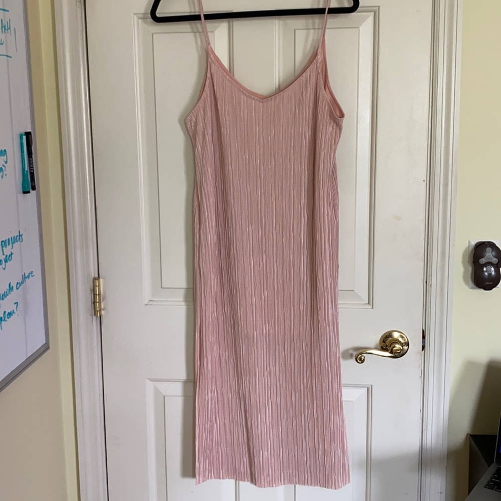 Pink Midi Dress - Size M